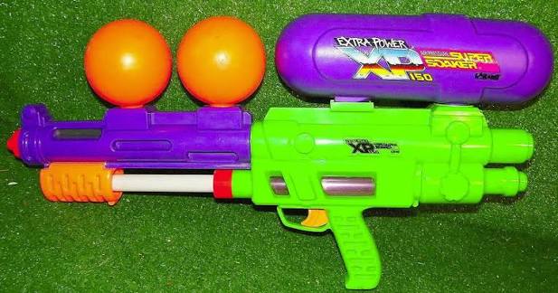 90s Super Soaker water blasters