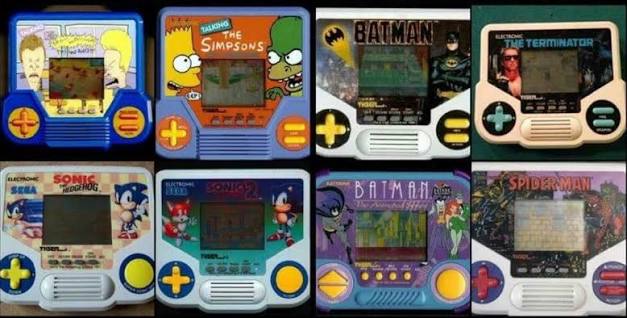 90s Tiger LCD handheld video games