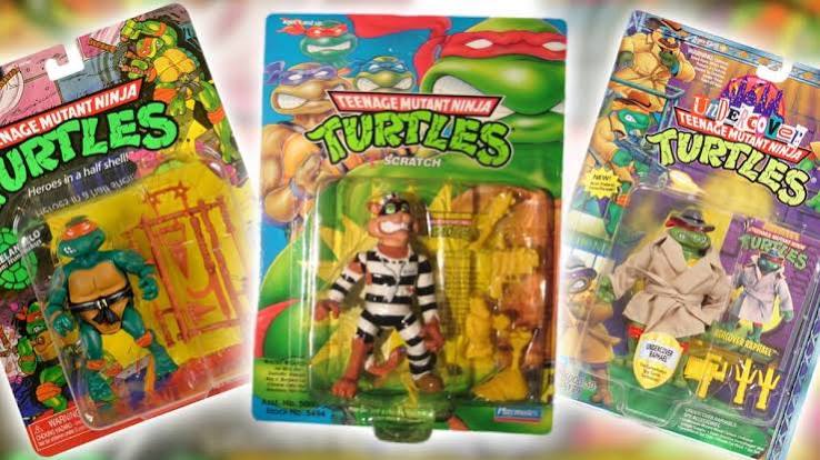 90s Teenage Mutant Ninja Turtles toy tie-ins