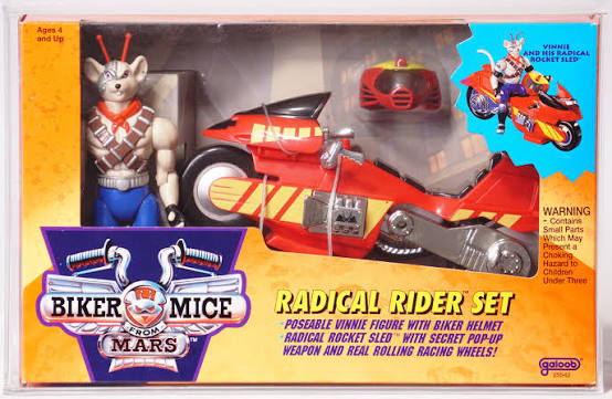 90s Biker Mice from Mars toys
