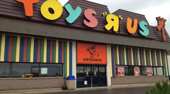 90s Toys R Us toy store aisle
