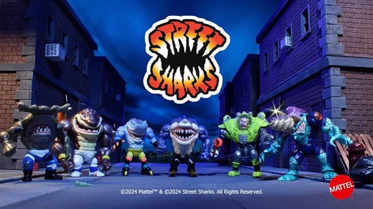 90s Street Sharks toys
