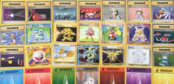 90s trading card decks collectible card game craze