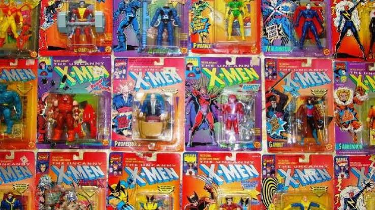 90s X-Men and Spider-Man Marvel action figures