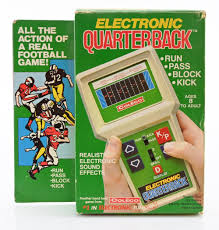Coleco Electronic Quarterback handheld game from the 1970s