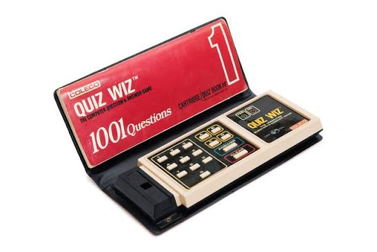 Quiz Wiz 70s electronic trivia toy
