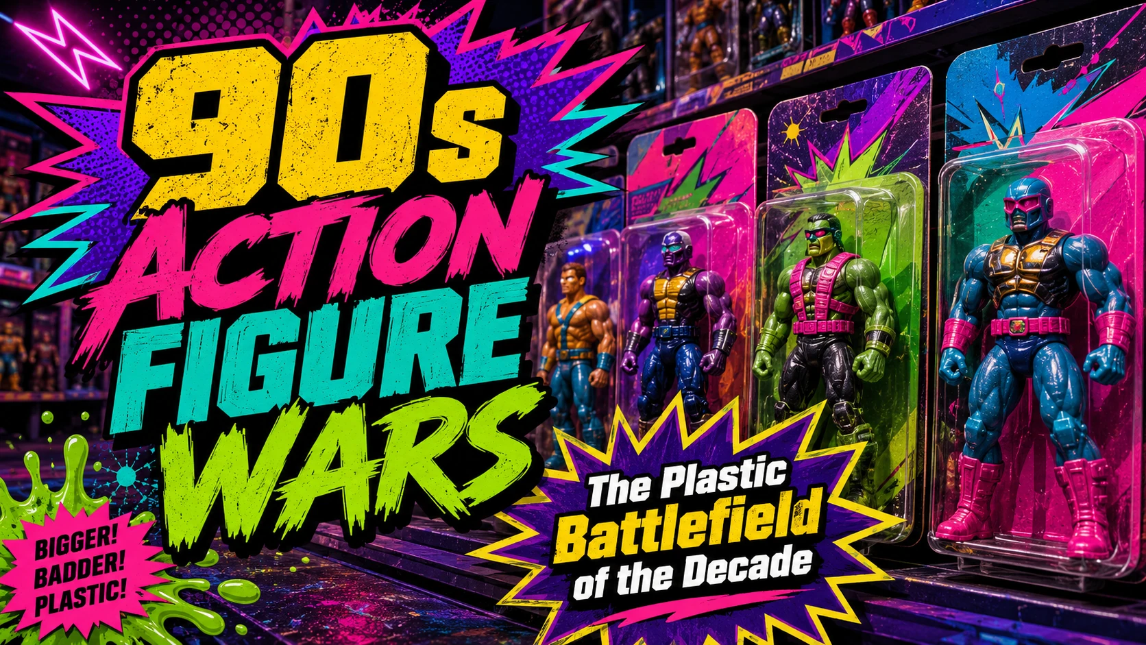 90s Action Figure Wars: TMNT, Power Rangers, Marvel, Batman, Spawn & More