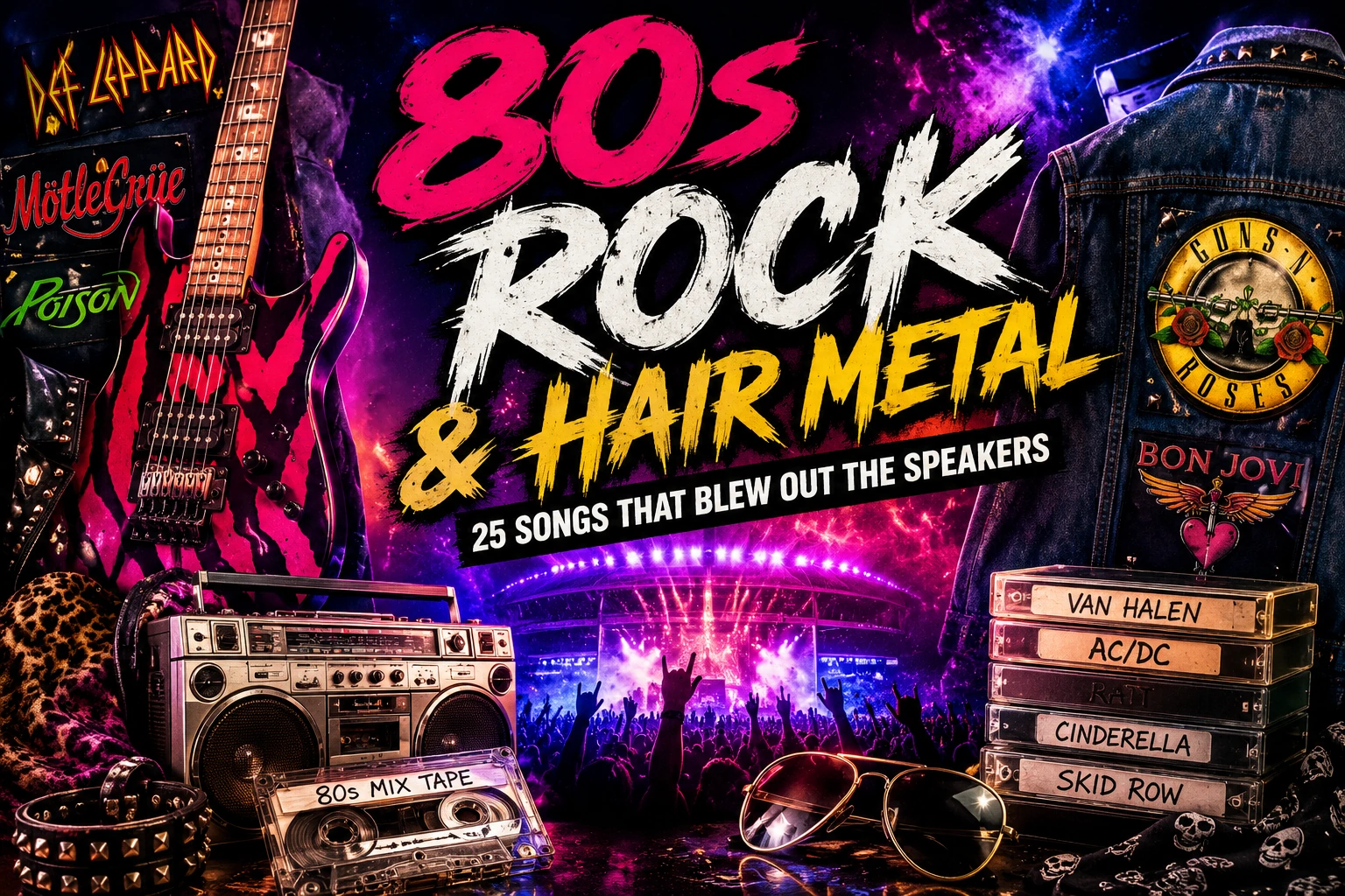 80s Rock & Hair Metal: 25 Songs That Blew Out the Speakers