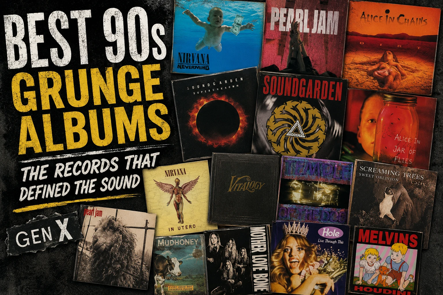 Best 90s Grunge Albums: The Records That Defined the Sound