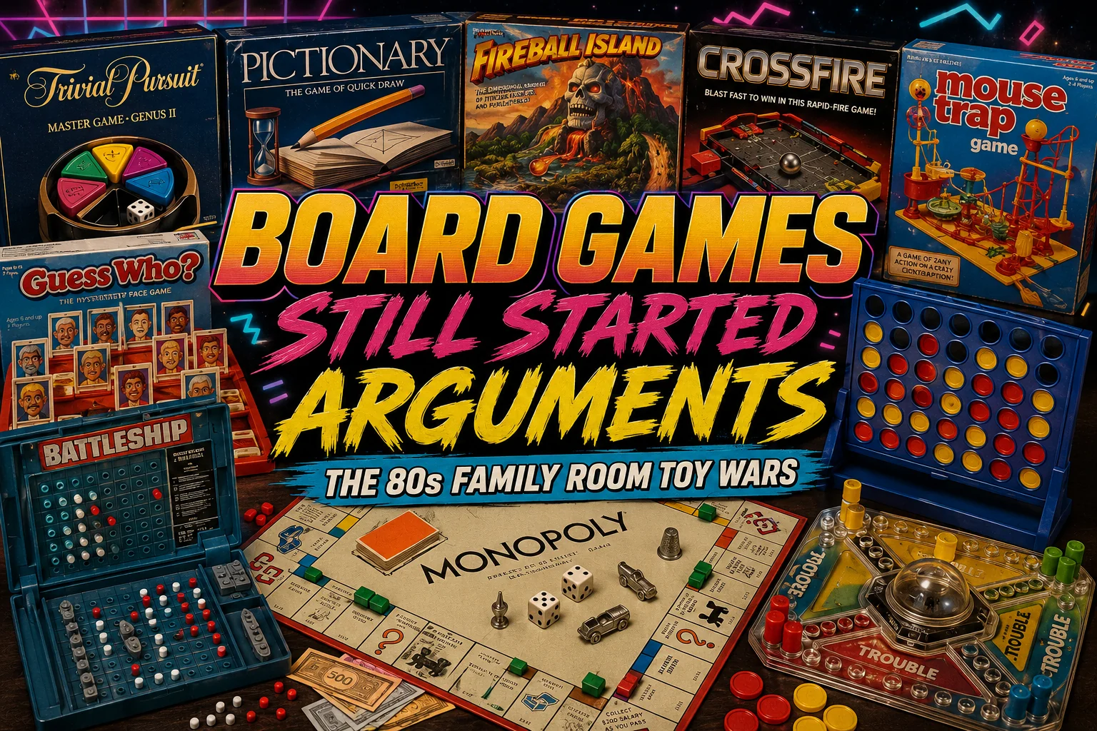 Board Games Still Started Arguments: The 80s Family Room Toy Wars