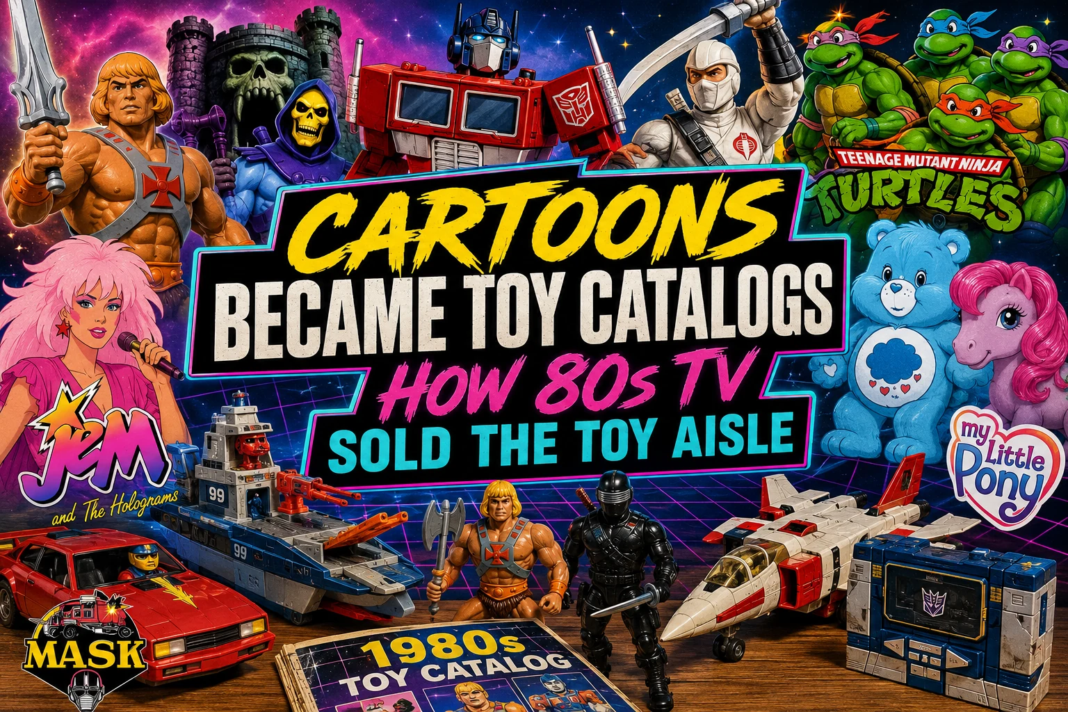 Cartoons Became Toy Catalogs: How 80s TV Sold the Toy Aisle