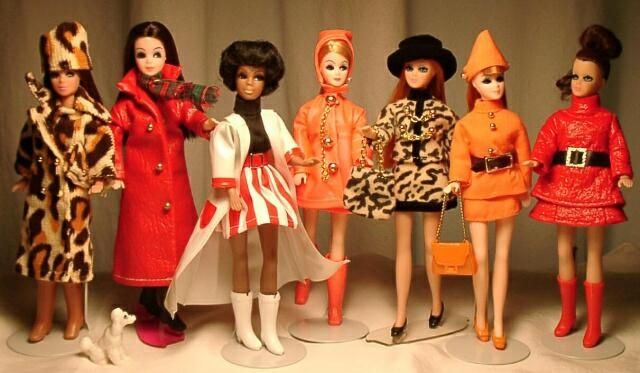Vintage Dawn dolls from the 1970s