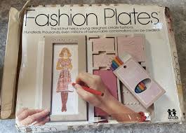 1970s Fashion Plates design toy