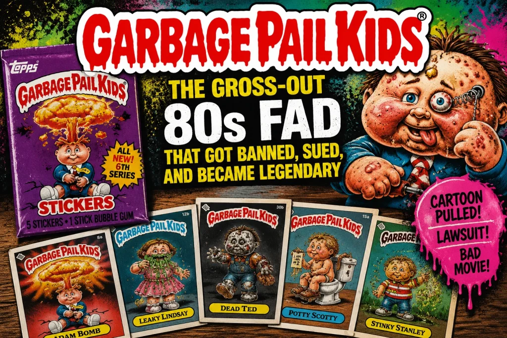 Garbage Pail Kids: The Gross-Out 80s Fad That Got Banned, Sued & Became Legendary