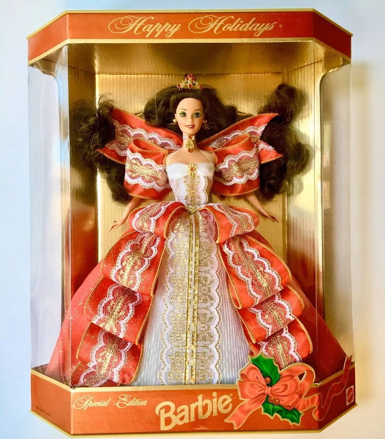 Barbie dolls and Holiday Barbie popular toys of 1997
