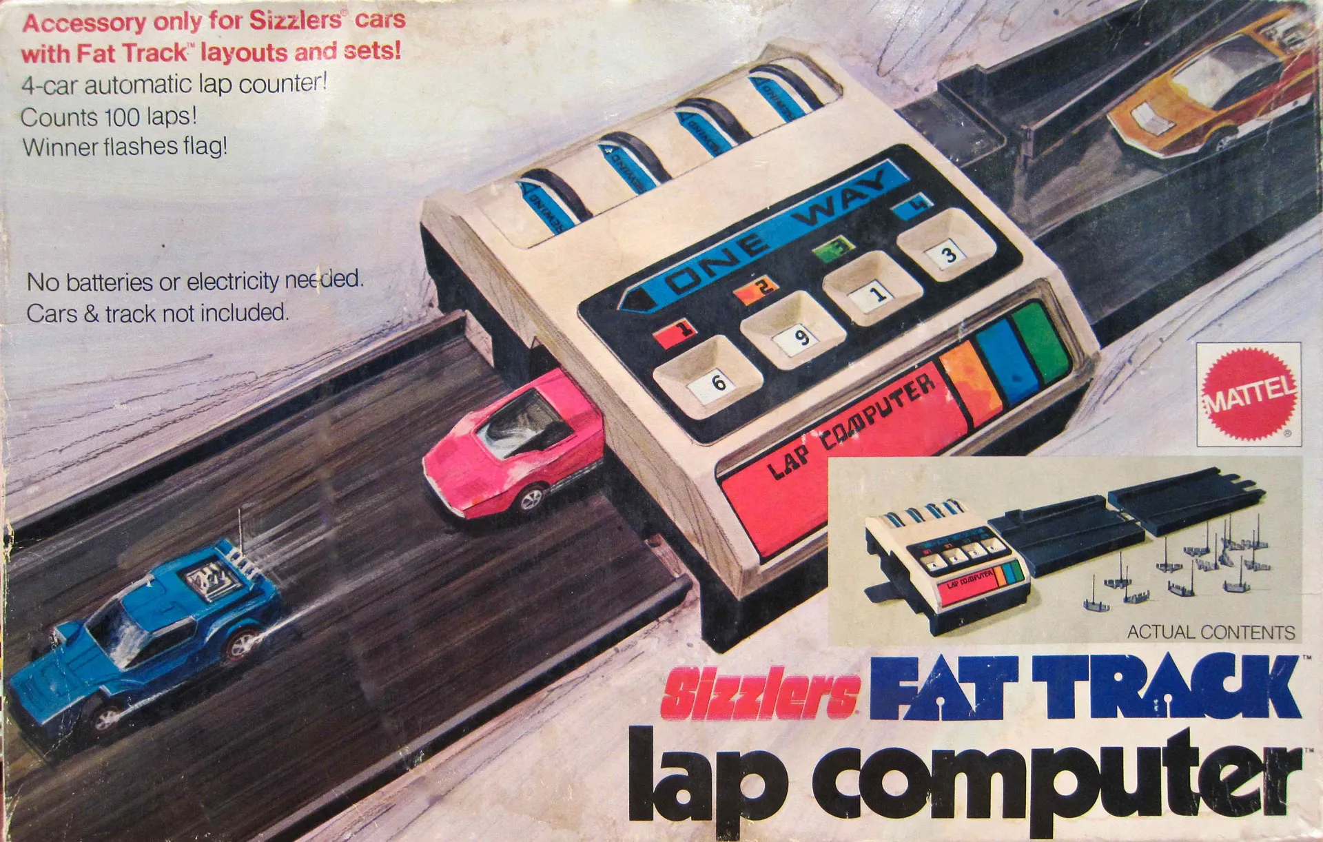 Hot Wheels Sizzlers rechargeable toy cars from the 1970s