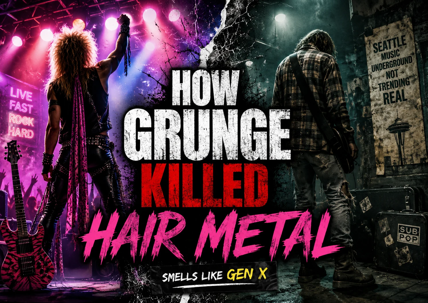 How Grunge Killed Hair Metal