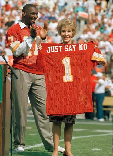 Just Say No campaign jersey from the 1980s