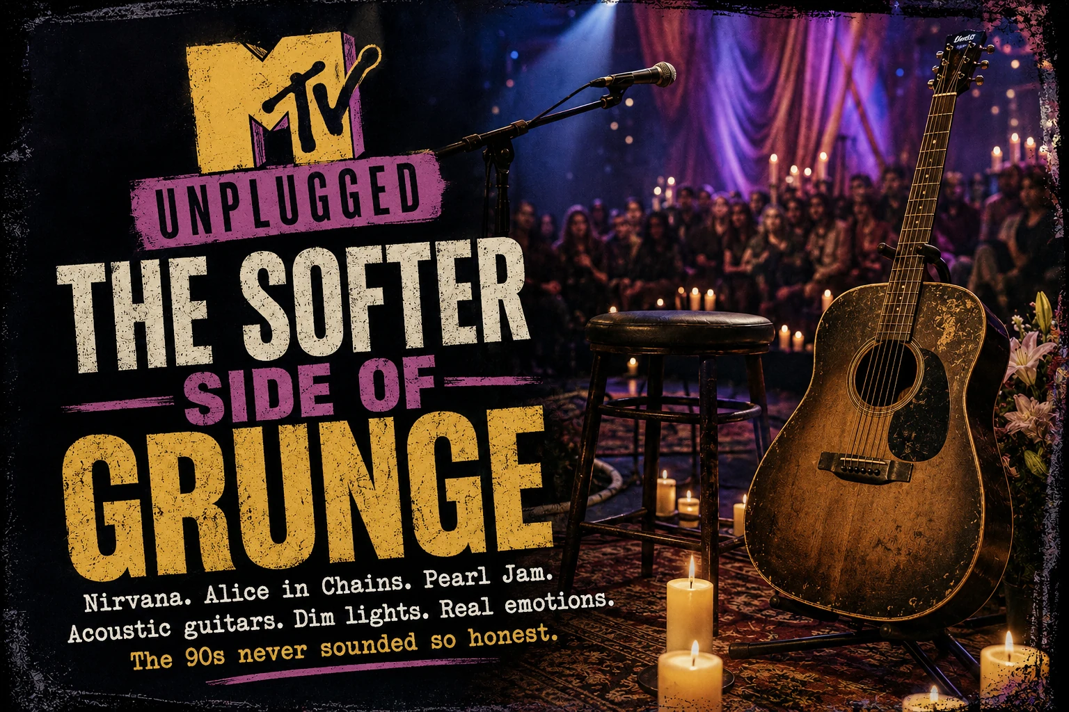 MTV Unplugged and the Softer Side of Grunge