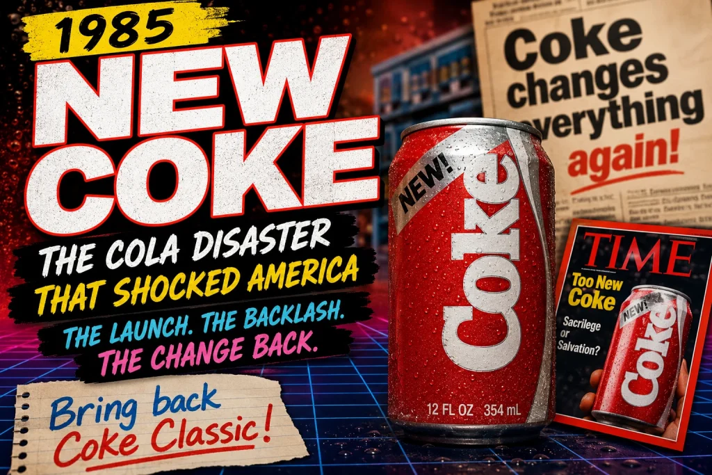 New Coke: The 1985 Cola Wars Disaster That Became a Marketing Legend