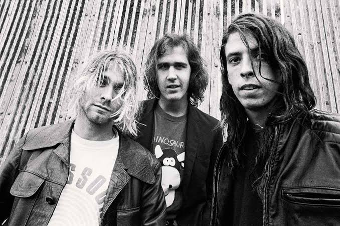 Nirvana band image for a 90s grunge music article