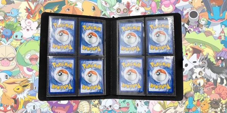 90s Pokémon card binder and schoolyard trading craze