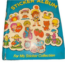 1970s sticker books and transfer art