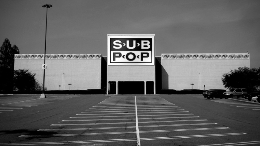 Sub Pop inspired Seattle grunge label image