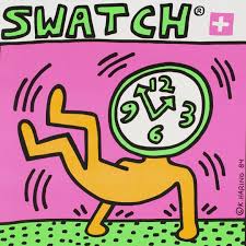 Swatch watches logo from the 1980s