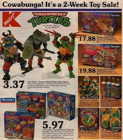 Teenage Mutant Ninja Turtles 80s toys and action figures