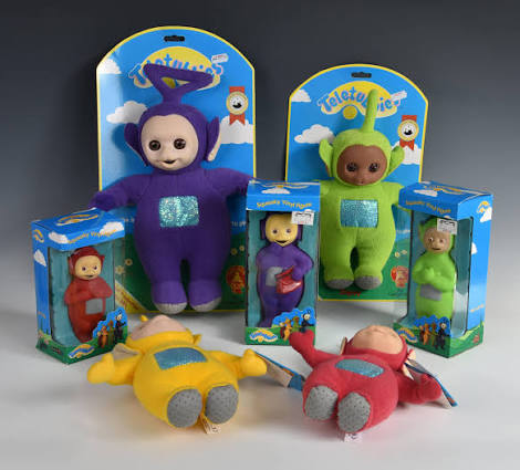 Teletubbies plush toys from 1997