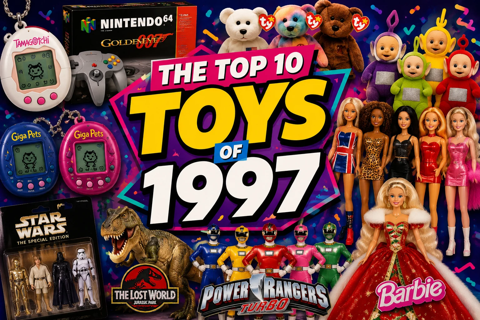 Top 10 Toys of 1997: Tamagotchi to N64