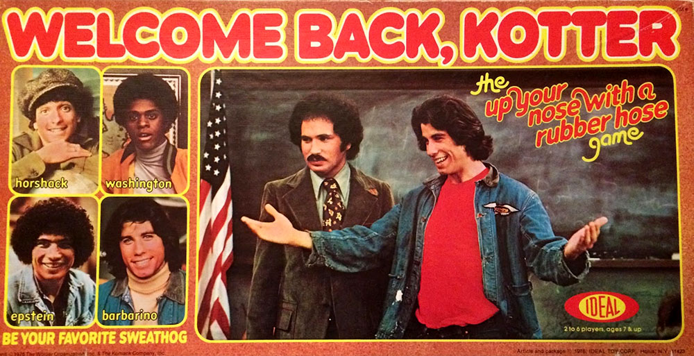 Welcome Back Kotter board game from the 1970s