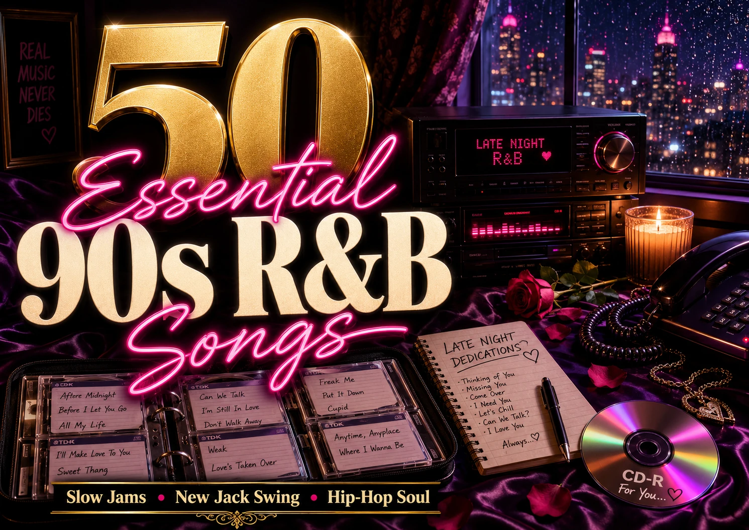 50 Essential 90s R&B Songs That Still Hit Like the Lights Are Low
