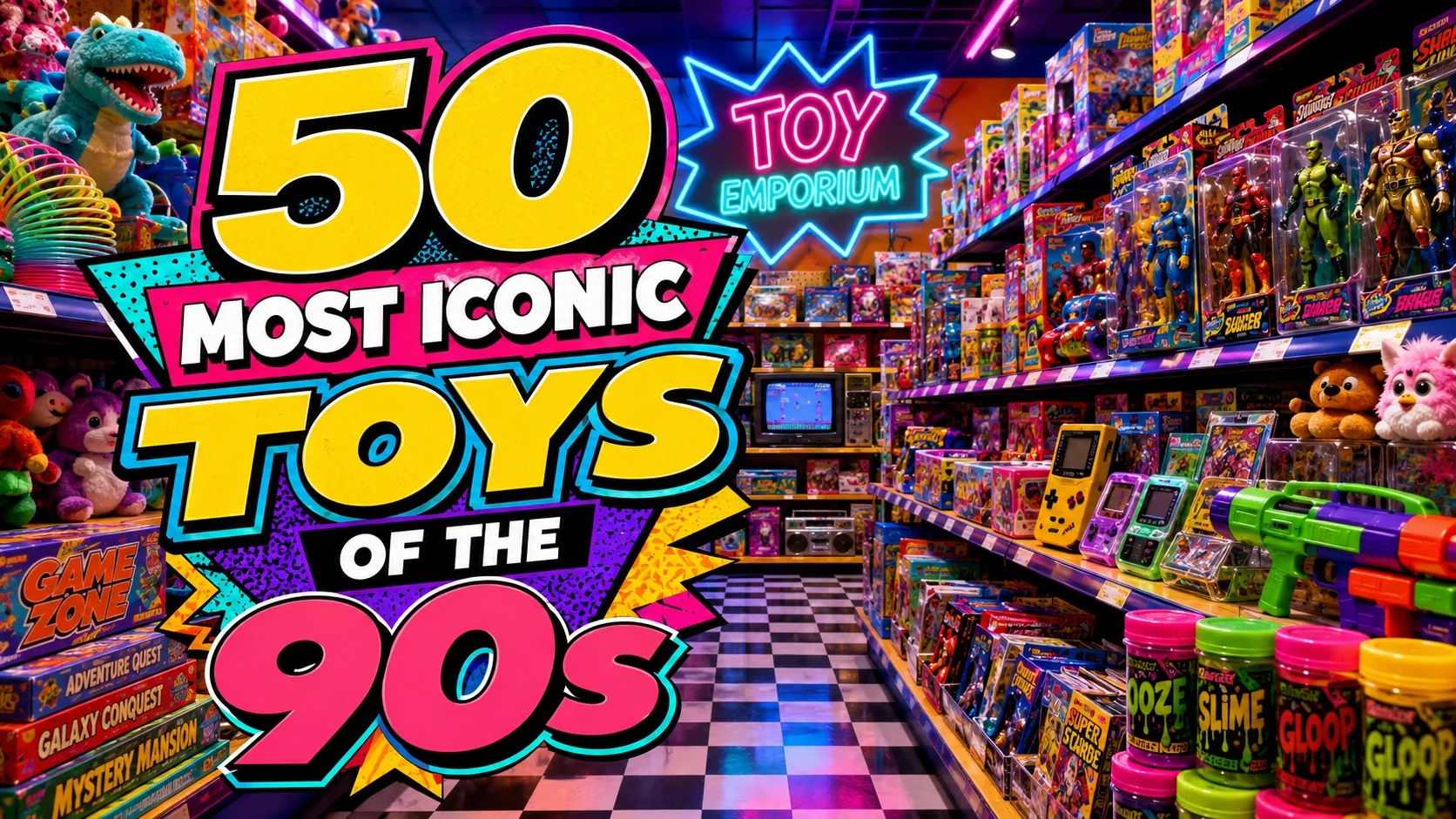 50 Most Iconic Toys of the 90s