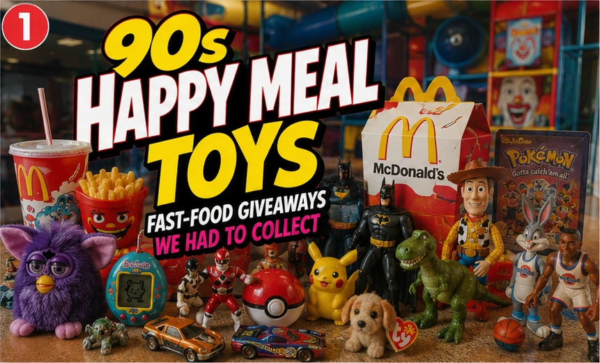 90s Happy Meal Toys and Fast-Food Giveaways