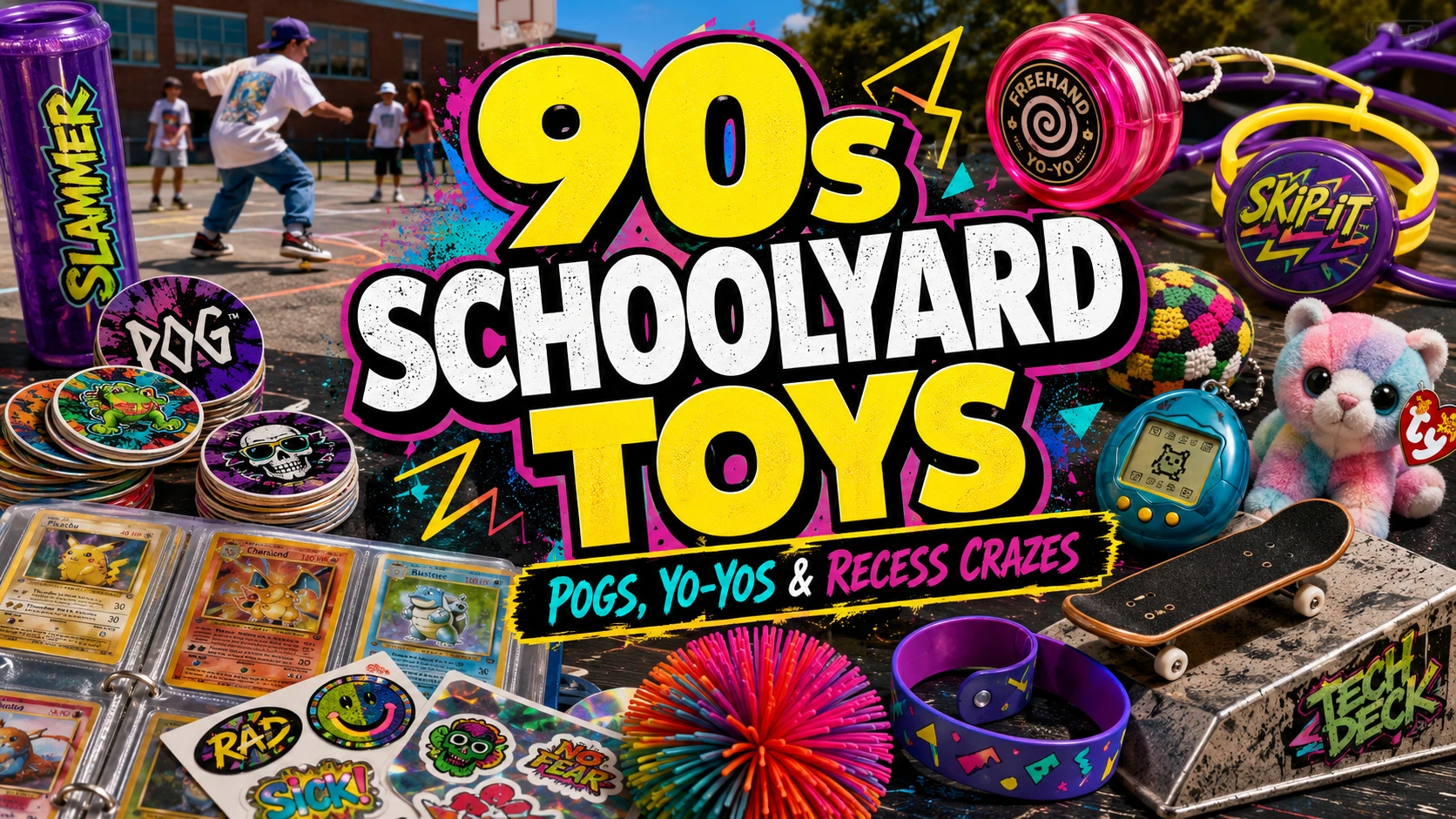 90s Schoolyard Toys and Recess Crazes