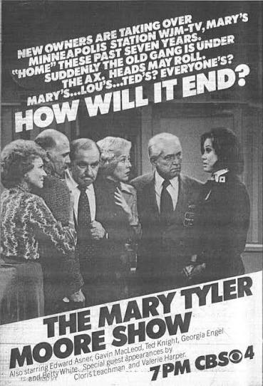 CBS newspaper advertisement for The Mary Tyler Moore Show