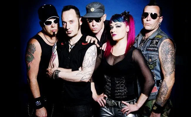 KMFDM 90s industrial band image