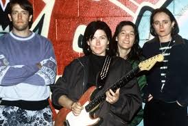 Kim Deal and The Breeders during the 90s alternative rock era