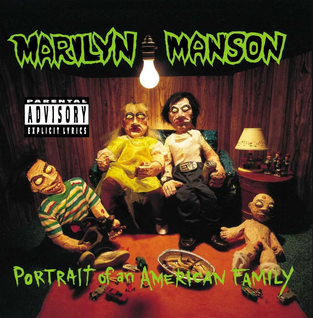 Marilyn Manson Portrait of an American Family album artwork