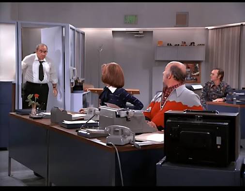 Mary Richards directing the WJM newsroom in The Good-Time News