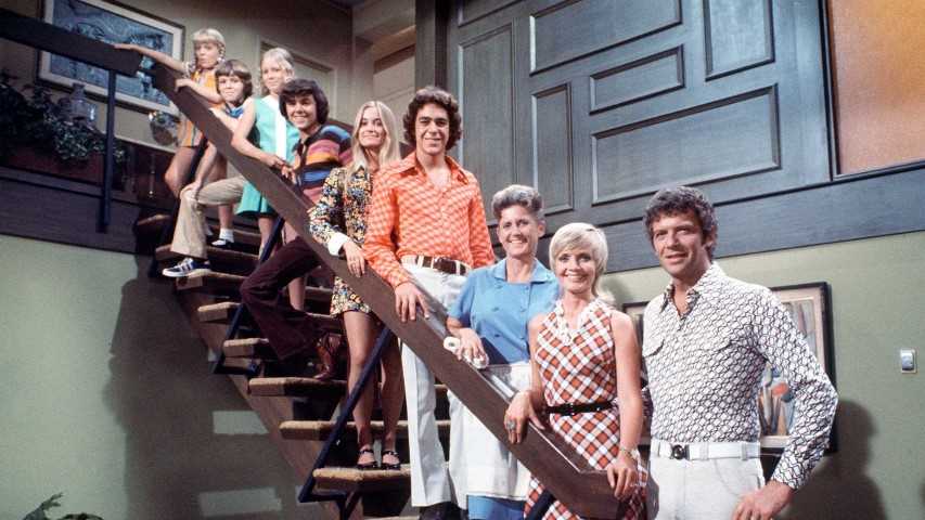 The Brady Bunch cast in a series publicity photo