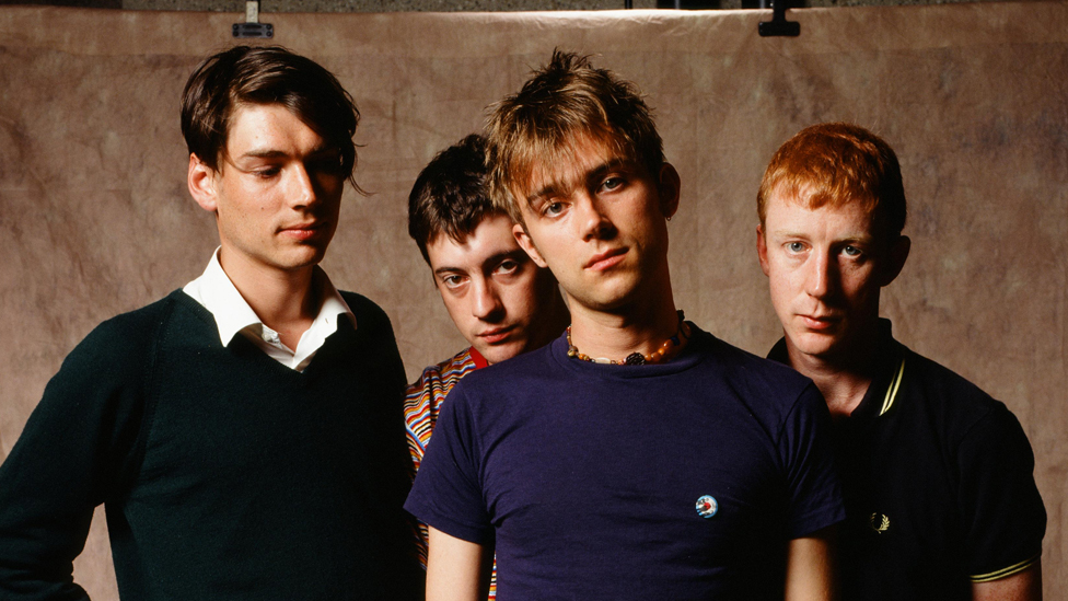Blur artist image for 90s alternative rock songs