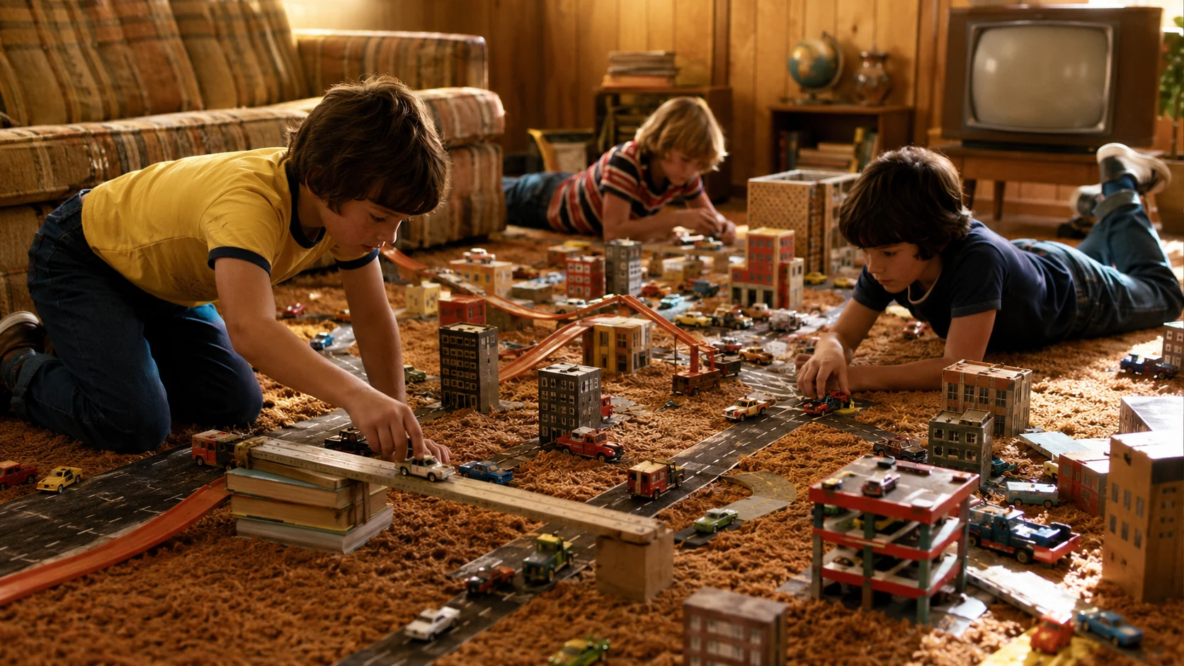 Carpet Cities & Tiny Roads: 70s Toy Cars, Tracks & Garage Play