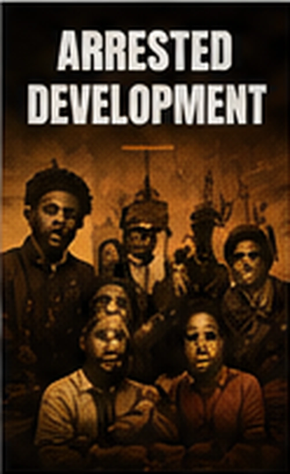 Arrested Development inspired 90s conscious rap profile image with Southern roots, spiritual imagery, cassette tapes, warm earth tones, and crossover rap atmosphere