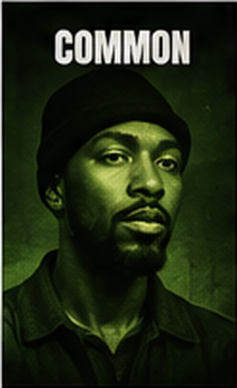 Common inspired 90s conscious rap profile image with Chicago train platform, lyric notebook, soul samples, cassette tapes, and reflective hip-hop atmosphere