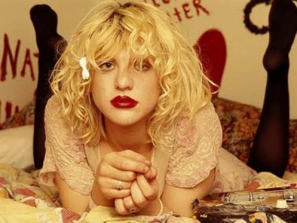 Courtney Love of Hole during the 90s alternative rock era