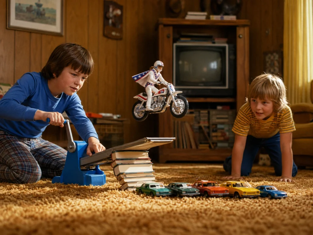 Evel Knievel Stunt Cycle: The 70s Toy That Launched Into Furniture