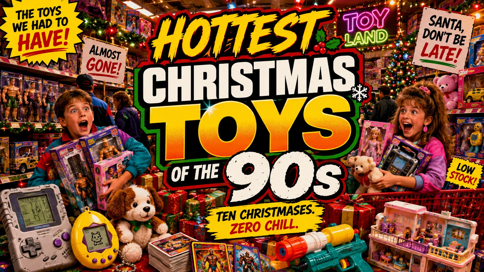 Hottest Christmas Toys of the 90s